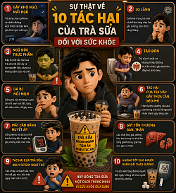 SỰ THẬT VỀ 10 TÁC HẠI CỦA TRÀ SỮA ĐỐI VỚI SỨC KHỎE.